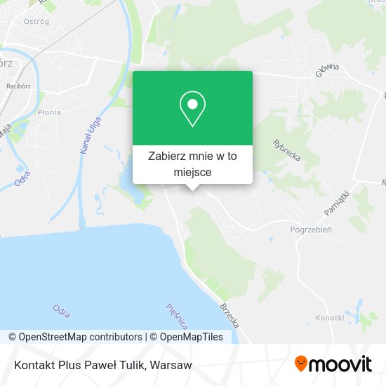 Mapa Kontakt Plus Paweł Tulik