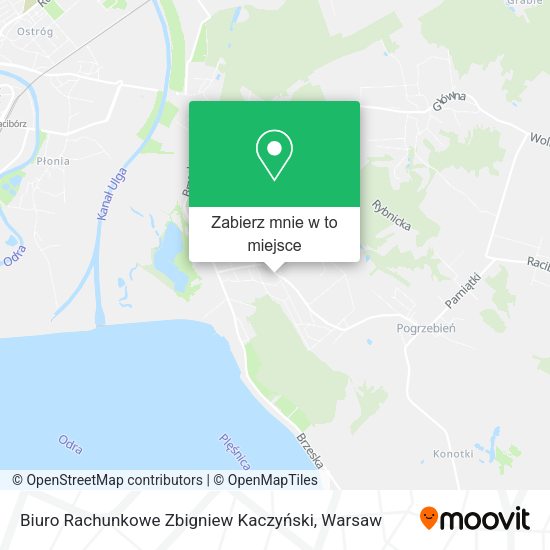 Mapa Biuro Rachunkowe Zbigniew Kaczyński