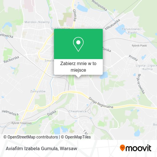 Mapa Aviafilm Izabela Gumula