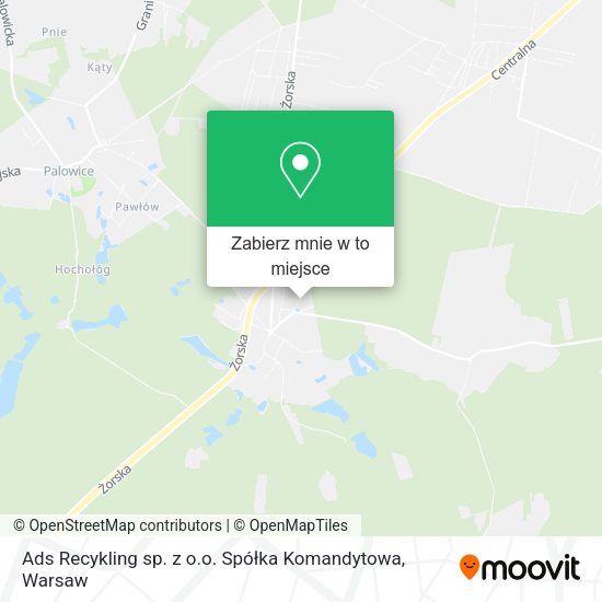 Mapa Ads Recykling sp. z o.o. Spółka Komandytowa