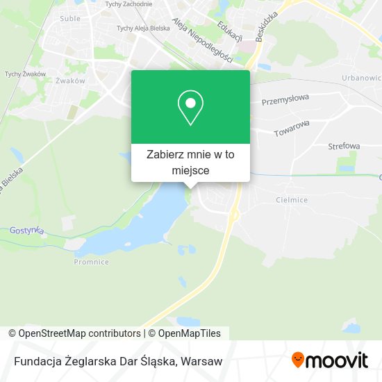 Mapa Fundacja Żeglarska Dar Śląska