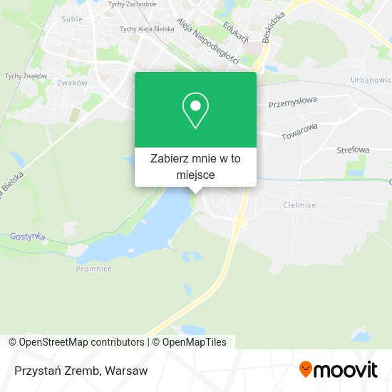 Mapa Przystań Zremb