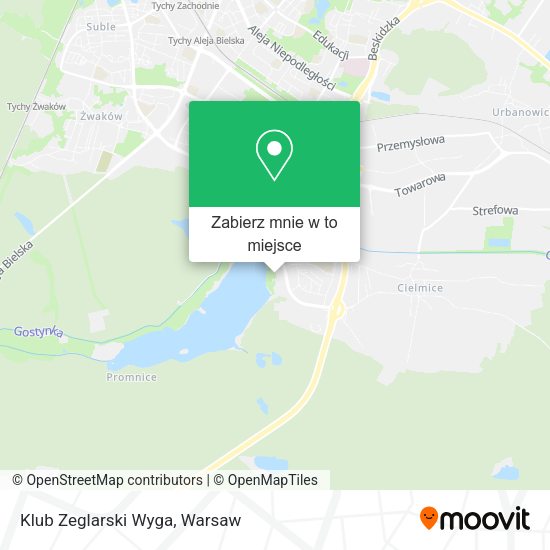 Mapa Klub Zeglarski Wyga