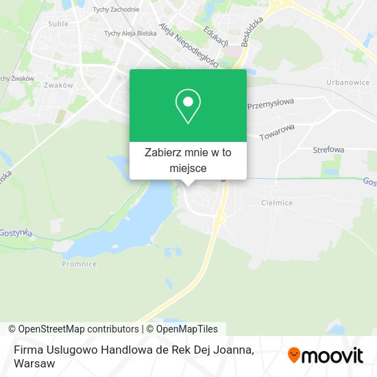 Mapa Firma Uslugowo Handlowa de Rek Dej Joanna
