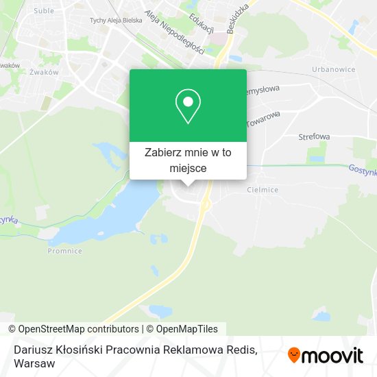 Mapa Dariusz Kłosiński Pracownia Reklamowa Redis