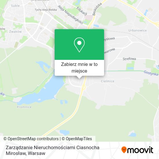 Mapa Zarządzanie Nieruchomościami Ciasnocha Mirosław