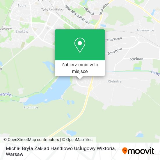 Mapa Michał Bryła Zakład Handlowo Usługowy Wiktoria