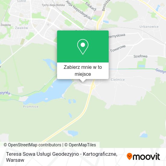 Mapa Teresa Sowa Usługi Geodezyjno - Kartograficzne