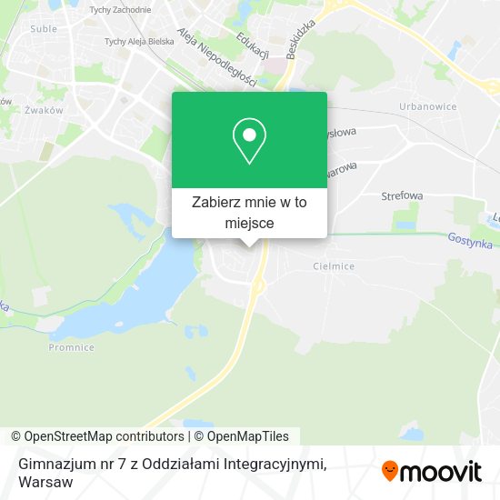 Mapa Gimnazjum nr 7 z Oddziałami Integracyjnymi