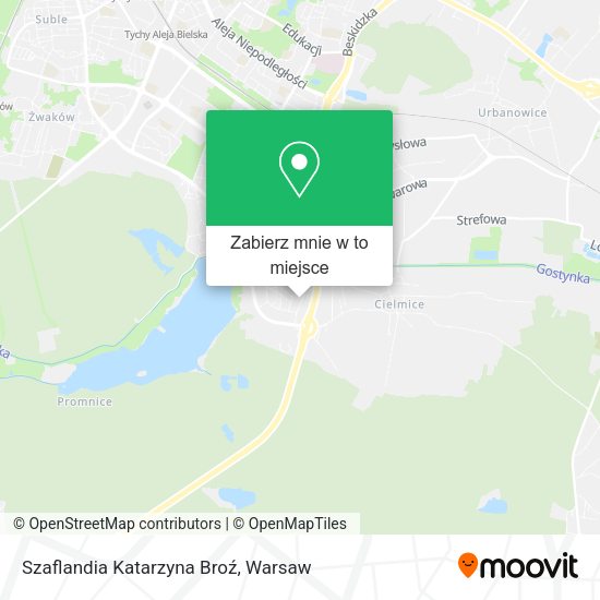 Mapa Szaflandia Katarzyna Broź