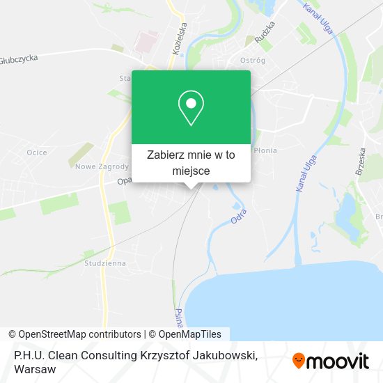 Mapa P.H.U. Clean Consulting Krzysztof Jakubowski