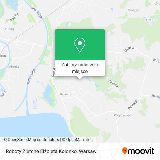 Mapa Roboty Ziemne Elżbieta Kolonko