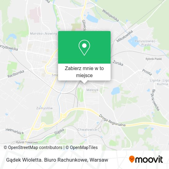 Mapa Gądek Wioletta. Biuro Rachunkowe