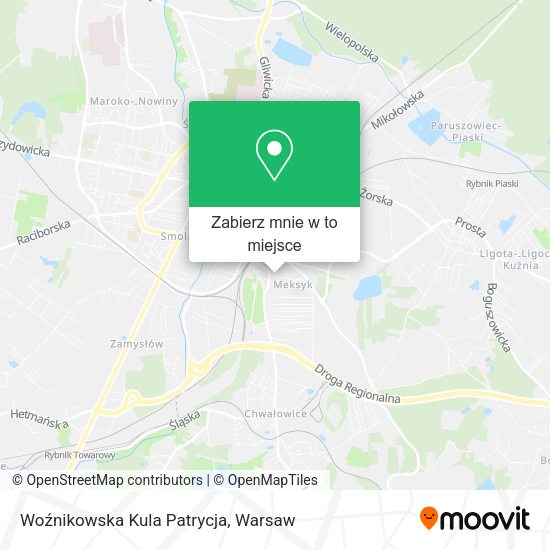 Mapa Woźnikowska Kula Patrycja