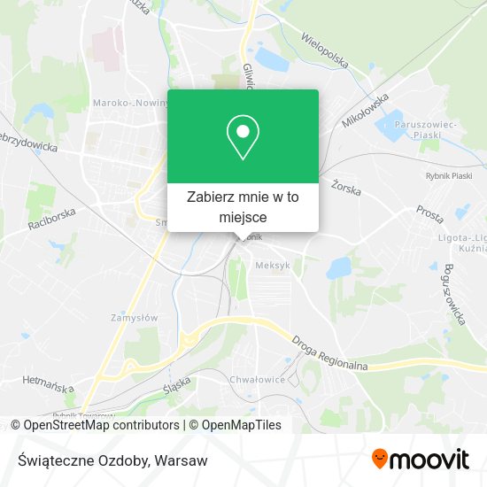 Mapa Świąteczne Ozdoby