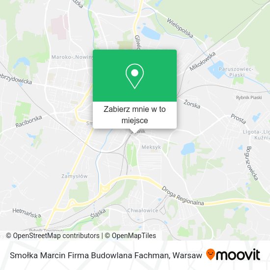 Mapa Smołka Marcin Firma Budowlana Fachman