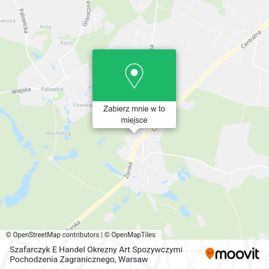 Mapa Szafarczyk E Handel Okrezny Art Spozywczymi Pochodzenia Zagranicznego