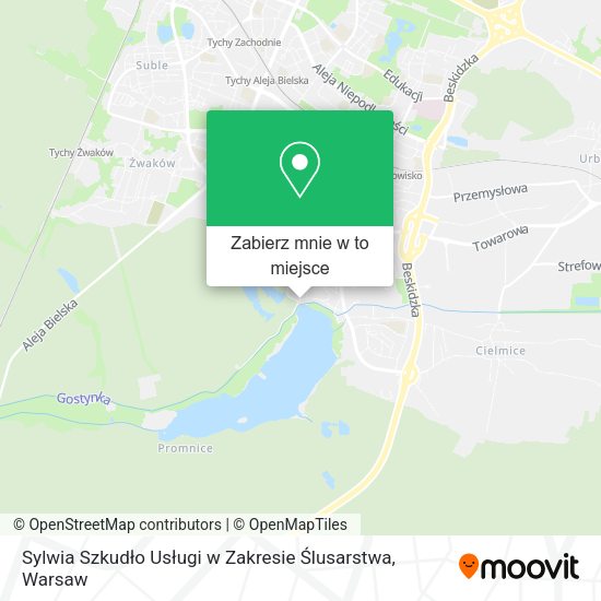 Mapa Sylwia Szkudło Usługi w Zakresie Ślusarstwa