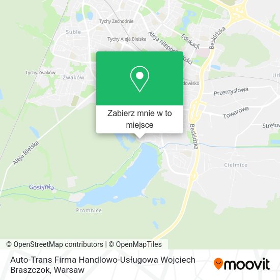 Mapa Auto-Trans Firma Handlowo-Usługowa Wojciech Braszczok