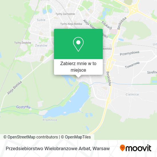 Mapa Przedsiebiorstwo Wielobranzowe Arbat