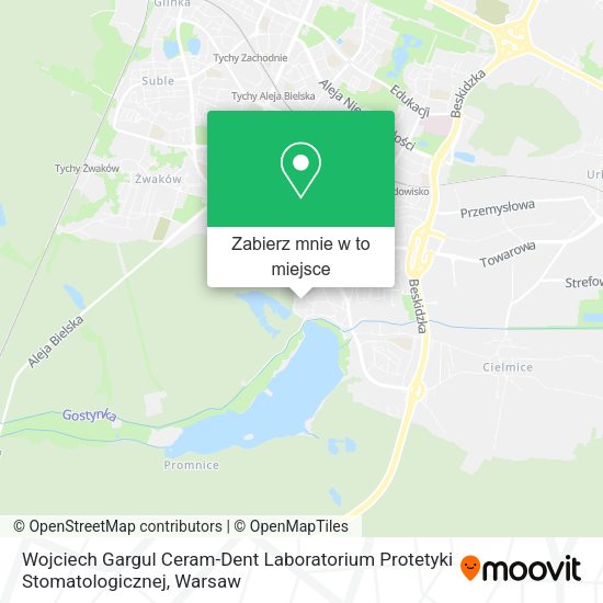 Mapa Wojciech Gargul Ceram-Dent Laboratorium Protetyki Stomatologicznej