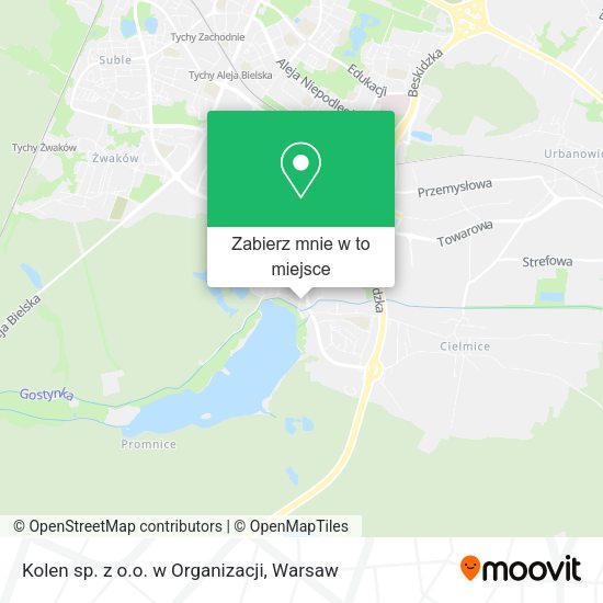 Mapa Kolen sp. z o.o. w Organizacji