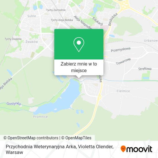 Mapa Przychodnia Weterynaryjna Arka, Violetta Olender