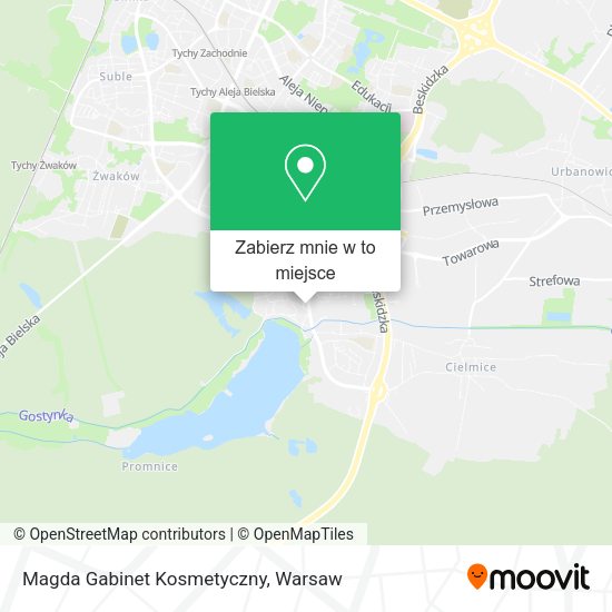 Mapa Magda Gabinet Kosmetyczny