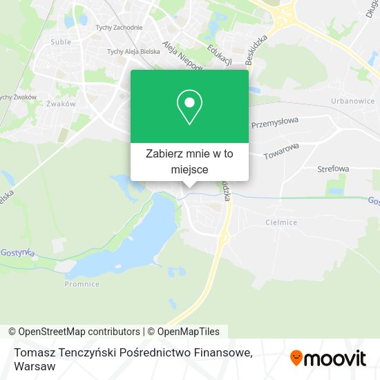 Mapa Tomasz Tenczyński Pośrednictwo Finansowe