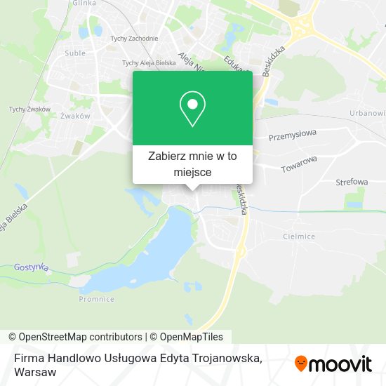 Mapa Firma Handlowo Usługowa Edyta Trojanowska