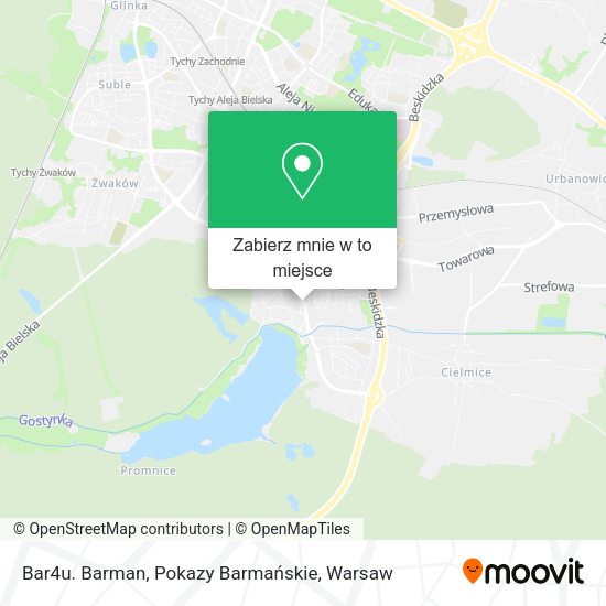 Mapa Bar4u. Barman, Pokazy Barmańskie