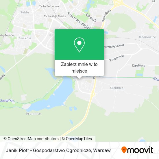 Mapa Janik Piotr - Gospodarstwo Ogrodnicze