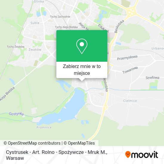 Mapa Cystrusek - Art. Rolno - Spożywcze - Mruk M.