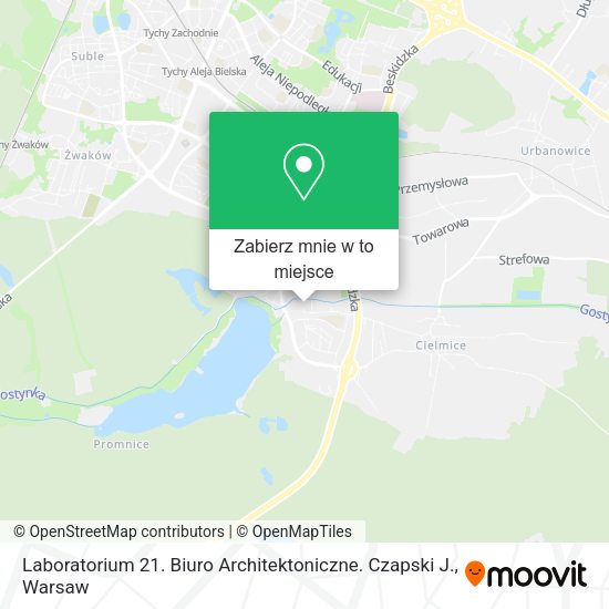 Mapa Laboratorium 21. Biuro Architektoniczne. Czapski J.