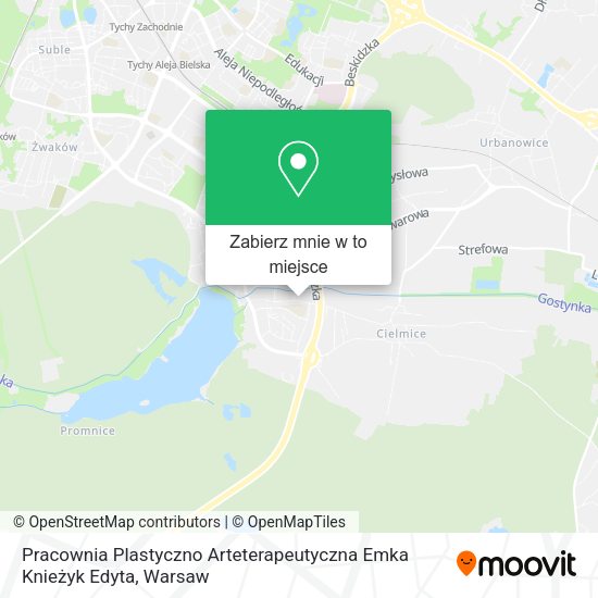 Mapa Pracownia Plastyczno Arteterapeutyczna Emka Knieżyk Edyta