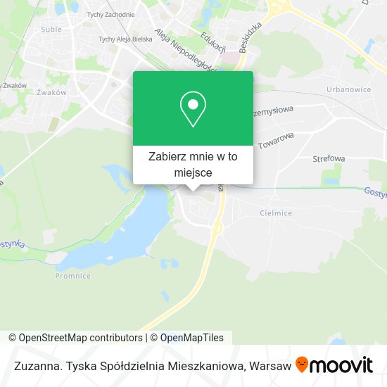 Mapa Zuzanna. Tyska Spółdzielnia Mieszkaniowa