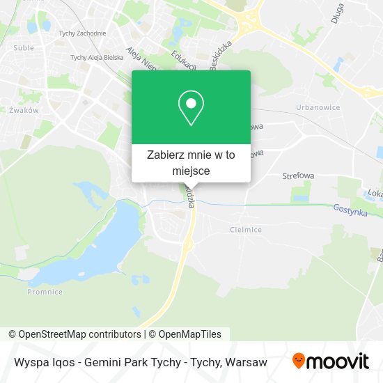 Mapa Wyspa Iqos - Gemini Park Tychy - Tychy