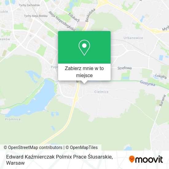 Mapa Edward Kaźmierczak Polmix Prace Ślusarskie