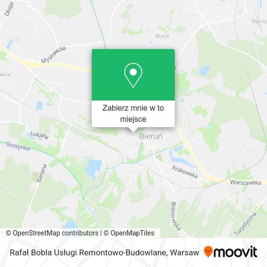 Mapa Rafał Bobla Usługi Remontowo-Budowlane