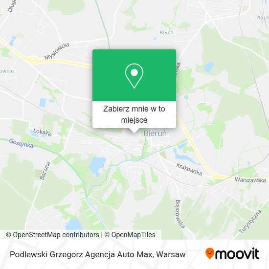 Mapa Podlewski Grzegorz Agencja Auto Max