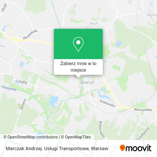 Mapa Marczak Andrzej. Usługi Transportowe