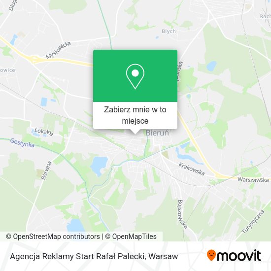 Mapa Agencja Reklamy Start Rafał Palecki