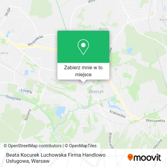 Mapa Beata Kocurek Luchowska Firma Handlowo Usługowa