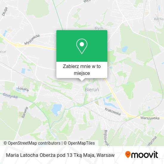 Mapa Maria Latocha Oberża pod 13 Tką Maja