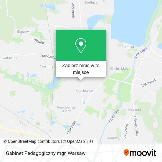 Mapa Gabinet Pedagogiczny mgr