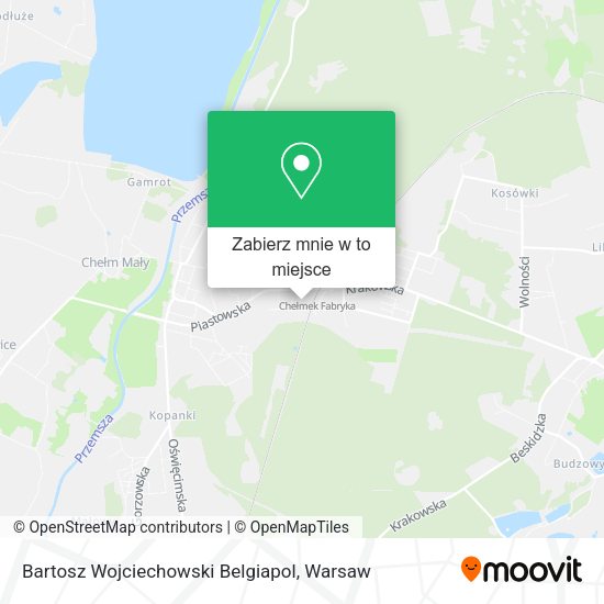 Mapa Bartosz Wojciechowski Belgiapol