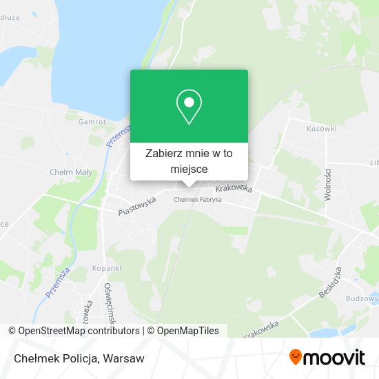 Mapa Chełmek Policja