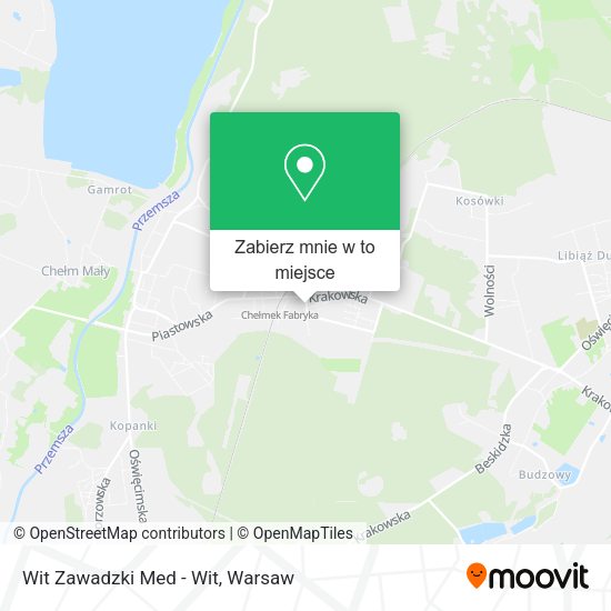 Mapa Wit Zawadzki Med - Wit