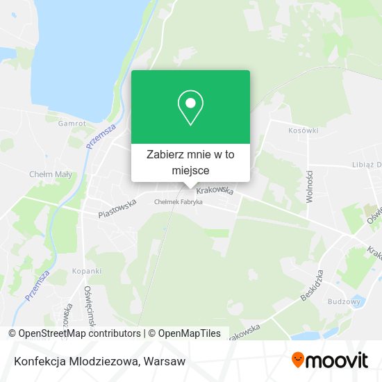 Mapa Konfekcja Mlodziezowa