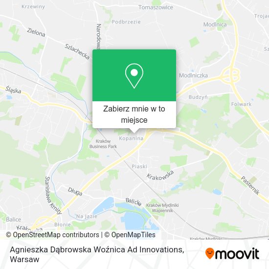 Mapa Agnieszka Dąbrowska Woźnica Ad Innovations